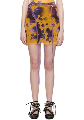 Ottolinger SSENSE Exclusive Purple Miniskirt