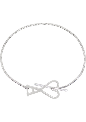 AMI Paris Silver ADC Chain Bracelet