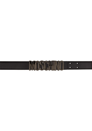 Moschino Black Fantasy Print Belt