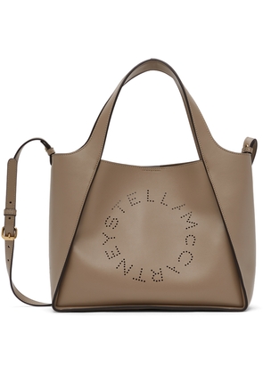 Stella McCartney Taupe Crossbody Logo Tote Bag