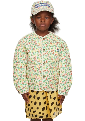 The Animals Observatory Kids White Starling Reversible Jacket