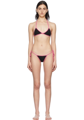 Akoia Black & Pink Cerah Bikini