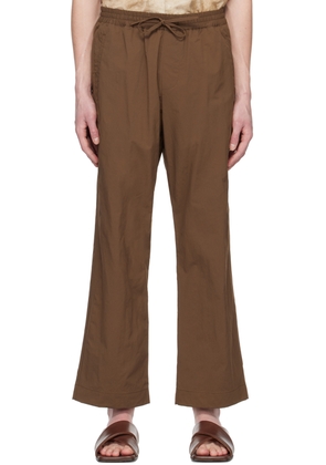 LE17SEPTEMBRE Brown Drawstring Trousers