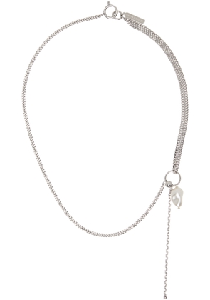 Justine Clenquet Silver Larry Necklace
