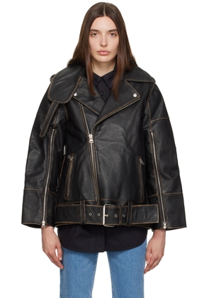 by Malene Birger Black Beatrisse Leather Jacket