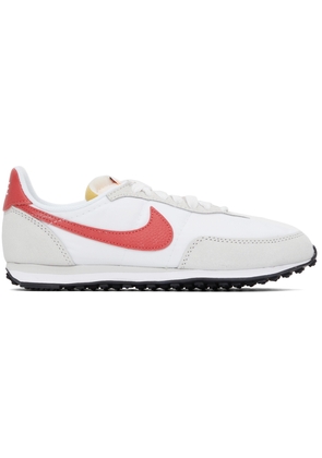 Nike White & Grey Waffle Trainer 2 Sneakers