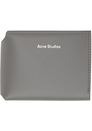 Acne Studios Gray Trifold Wallet