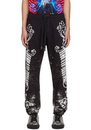 Versace Jeans Couture Black Galaxy Lounge Pants