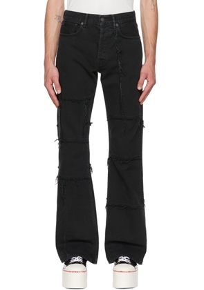 Acne Studios Black Distressed Jeans