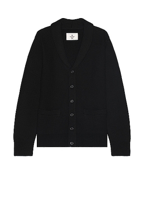 Reigning Champ Vinnie Cardigan in Black - Black. Size L (also in ).