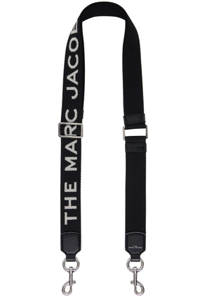 Marc Jacobs Black 'The Logo Webbing Strap Slim' Shoulder Strap