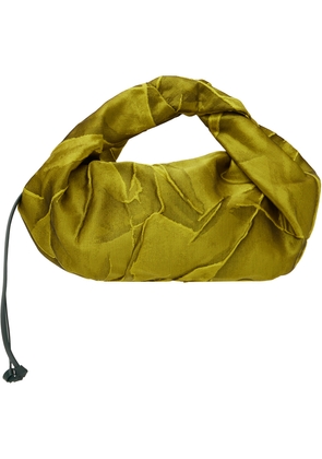 Dries Van Noten Yellow Crinkled Bag