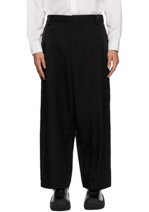 Y's Black Paneled Trousers
