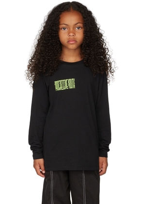 STRATEAS CARLUCCI SSENSE Exclusive Kids Black Mini Art Long Sleeve T-Shirt