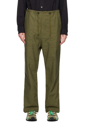 NEEDLES Green String Fatigue Trousers