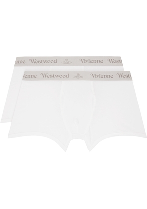 Vivienne Westwood Two-Pack White Logo Boxers