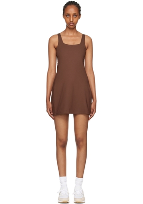 Girlfriend Collective Brown Tommy Dress