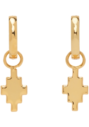 Marcelo Burlon County of Milan Gold Cross Pendant Earrings