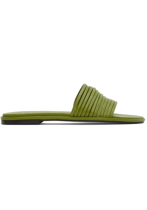 Aeyde Green Noa Sandals