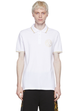 Versace Jeans Couture White Cotton Polo