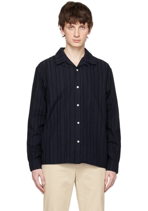 NORSE PROJECTS Navy Carsten Stripe Shirt
