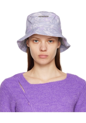 JACQUEMUS Purple 'Le Bob Gadjo' Bucket Hat