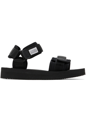 SUICOKE Black CEL-VPO Sandals