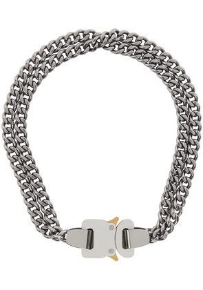 1017 ALYX 9SM Silver 2X Chain Necklace