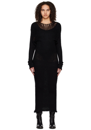 Gabriela Coll Garments Black No.182 Maxi Dress