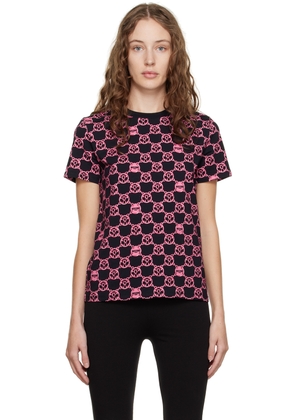 Moschino Black & Pink Chains T-Shirt
