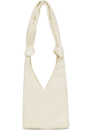 MM6 Maison Margiela Off-White Mini Triangle Bag