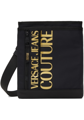 Versace Jeans Couture Black & Gold Logo Bag