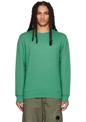 C.P. Company Green Embroidered Sweatshirt