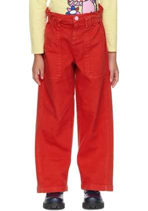 Marc Jacobs Kids Red Urban Jungle Trousers