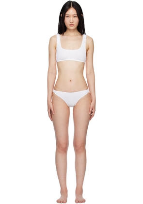 Bond-Eye White Malibu & Sinner Bikini Set