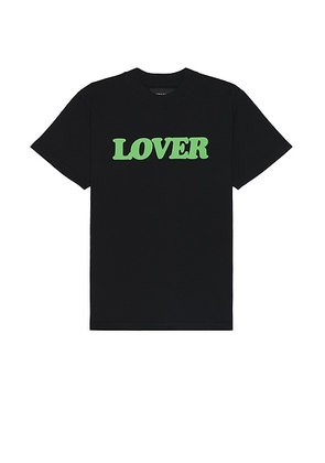 Bianca Chandon Lover Big Logo Shirt in Black - Black. Size L (also in M, S, XL, XXL).