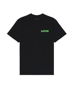 Bianca Chandon Lover Side Logo Shirt in Black - Black. Size L (also in M, S, XL).