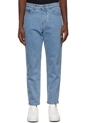 AMI Paris Blue Tapered Fit Jeans
