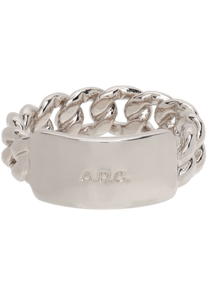 A.P.C. Silver Darwin Ring