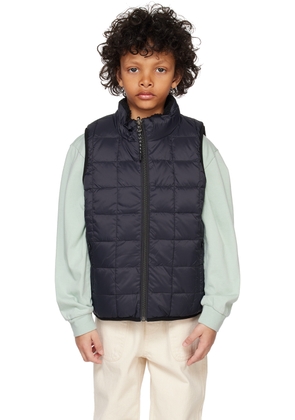 TAION Kids Black Quilted Reversible Vest
