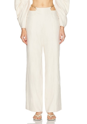 Cult Gaia Sosana Pant in Beach - Nude. Size 8 (also in ).