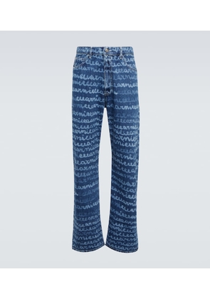 Marni Printed straight-leg jeans