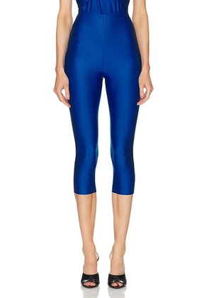 The Andamane Holly Capri Legging in Cobalt - Royal. Size L (also in M, S, XS).