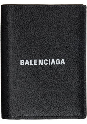 Balenciaga Black Cash Vertical Bifold Wallet