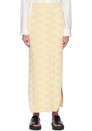 Nanushka Beige Bria Midi Skirt