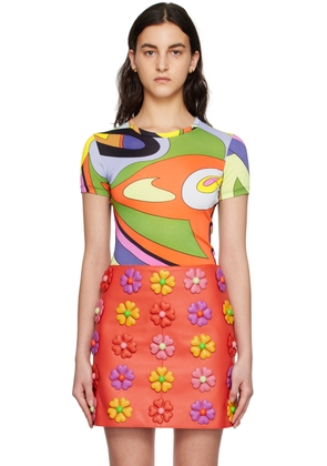 Moschino Multicolor Abstract T-Shirt