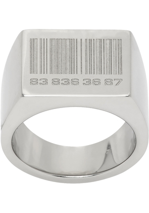 VTMNTS Silver Barcode Ring