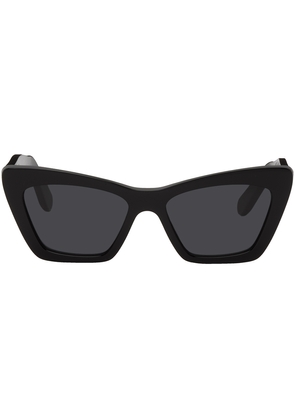 Ferragamo Black Cat-Eye Sunglasses