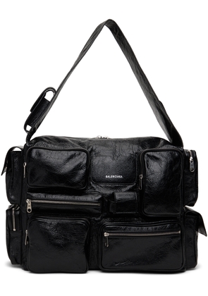 Balenciaga Black Superbusy Large Sling Bag