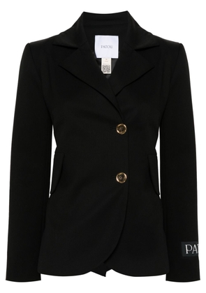 double-breasted blazer - 36 BLACK